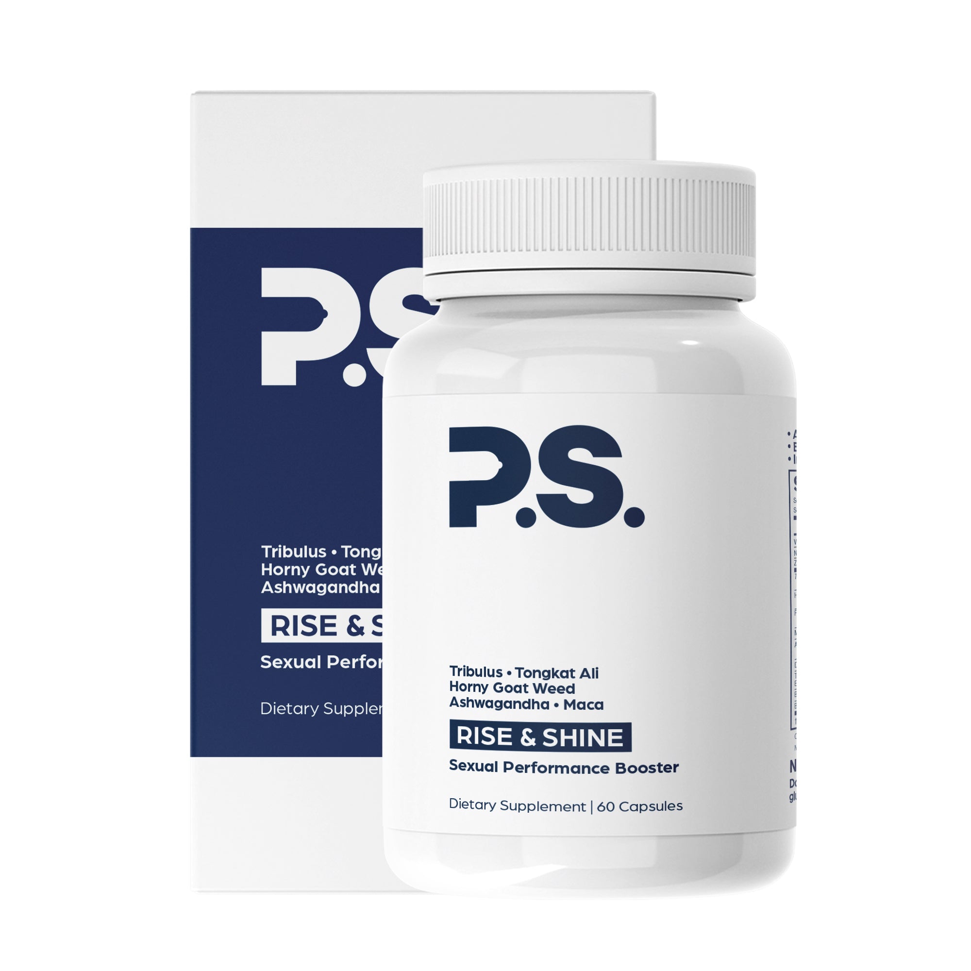 Rise and Shine made with Tribulus, Vitamin D3, Zinc, Fenugreek, Maca