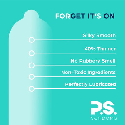 P.S. Ultra-Thin Vegan Condoms 12-Pack P.S. Ultra-Thin Vegan Condoms 12-Pack